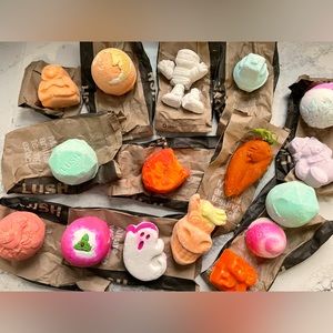 Lot NEW LUSH bath bombs, bubble bars and soap.